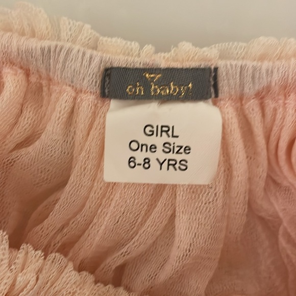 oh baby! Frill Tutu Pale Pink  Tulle - one size 6-8 - Picture 4 of 4